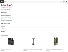 Tablet Screenshot of hair-hub.com